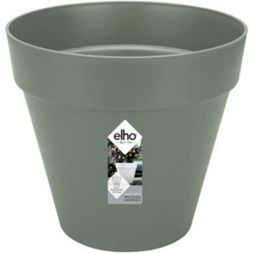 Elho Loft Urban Round 50cm Plastic Plant Pot in Pistachio Green