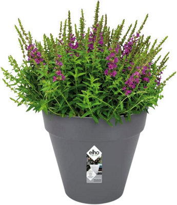 Elho Loft Urban Round 60cm Plastic Plant Pot in Anthracite - 4