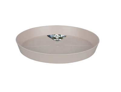 Elho Loft Urban Saucer Round 48cm for Plastic Plant Pot in Warm Grey