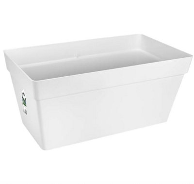 elho Loft Urban Terrace 70 - Planter for Outdoor - 69.3 x H 32.5 cm - White