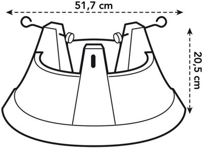 Elho nordman 39cm christmas tree stand