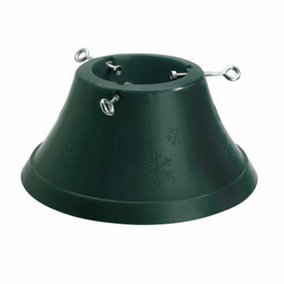 Elho Oslo 38cm Green Christmas Tree Stand for Real Trees up to 2m