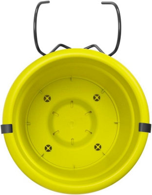 Elho Recycled Plastic All-in-1 Balcony Pot Holder Lime Green