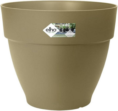 Elho Recycled Plastic Vibia Campana Sage 30cm Round Plant Pot