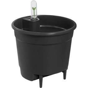 Elho Self-Watering Insert 21cm for Plastic Plant Pot in Living Black