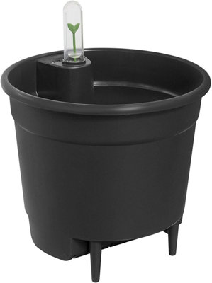 Elho Self-Watering Insert 24cm for Plastic Plant Pot in Living Black