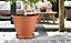 Elho Universal Round Planttaxi 40cm for Plastic Plant Pots in Terra