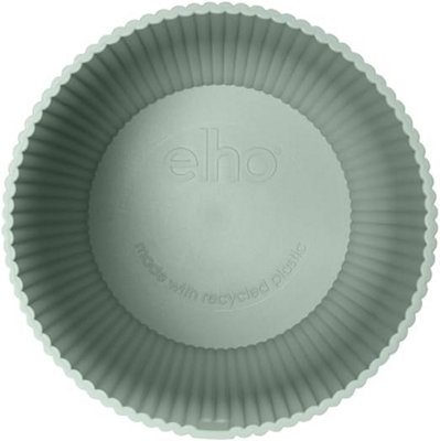 Elho Vibes Fold 16cm Round Sorbet Green Recycled Plastic Plant Pot