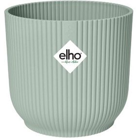 Elho Vibes Fold Mini 7cm Round Sorbet Green Recycled Plastic Plant Pot