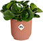 Elho Vibes Fold Mini 9cm Round Delicate Pink Recycled Plastic Plant Pot