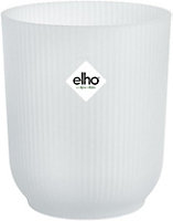 Elho Vibes Fold Orchid High 12.5cm Transparent Recycled Plastic Plant Pot