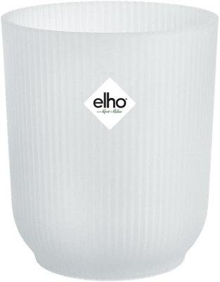 Elho Vibes Fold Orchid High 12.5cm Transparent Recycled Plastic Plant Pot