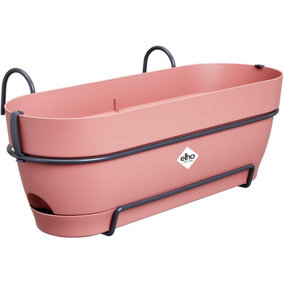Elho Vibia Campana Recycled Plastic All in 1 Trough Plant Pot 50cm Dusty Pink
