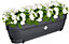 Elho Vibia Campana Recycled Plastic All in 1 Trough Plant Pot 70cm Anthracite