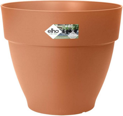 Elho Vibia Campana Round 20cm Terra  Recycled Plastic Plant Pot