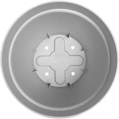 elho Vibia Campana Round 25 - Plant Pot for Outdoor - 100% Recycled Plastic - 24.5 x H 21.0 cm - Living Concrete