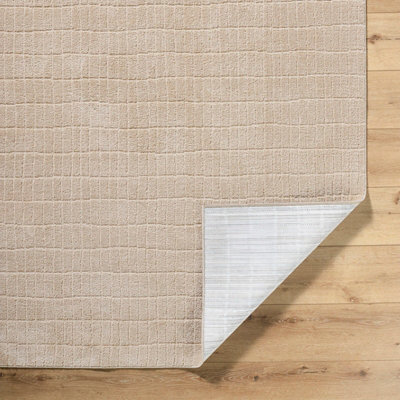 ELIANA Our PNW Home x Livabliss Scandi High Pile Light Beige Area Rug 160 x 213 cm