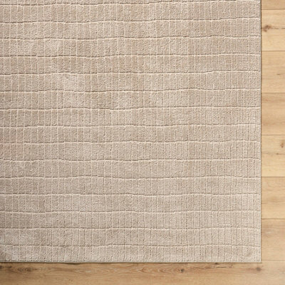 ELIANA Our PNW Home x Livabliss Scandi High Pile Light Beige Area Rug 160 x 213 cm