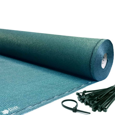 Elixir Gardens 110gsm Sun Shade Netting 85% UV Protection Wind Break ...