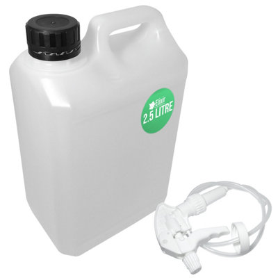 Elixir Gardens 2.5 Litre Jerry Can with Spray Head x20