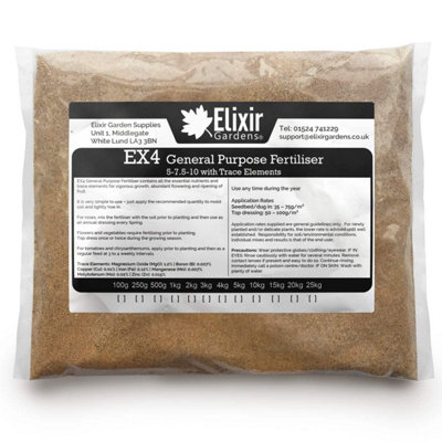 Elixir Gardens 5-7.5-10 EX4 General Purpose Premium Base Fertiliser ...