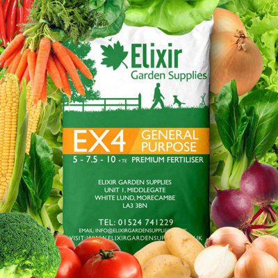 Elixir Gardens 5-7.5-10 EX4 General Purpose Premium Base Fertiliser ...