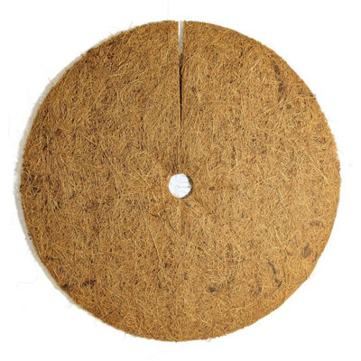 Elixir Gardens 70cm Moisture Retaining Coco Coir Disc Mulch Mats for ...