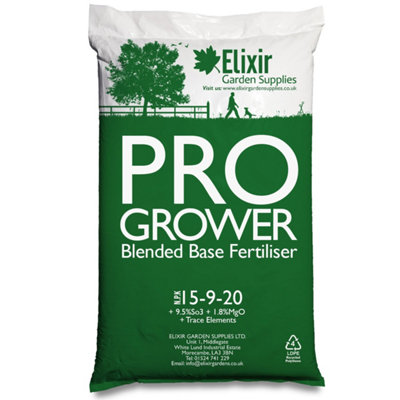 Elixir Gardens Blended Base Fertiliser ProGrower Potato Fertiliser 15-9 ...