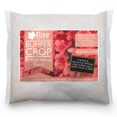 Elixir Gardens Bumper Crop Ericaceous Fertiliser Azalea, Camellia, Acer ...