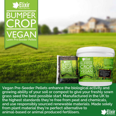Elixir Gardens Bumper Crop Lawn, Turf & Grass Pre-Seeder Fertiliser ...