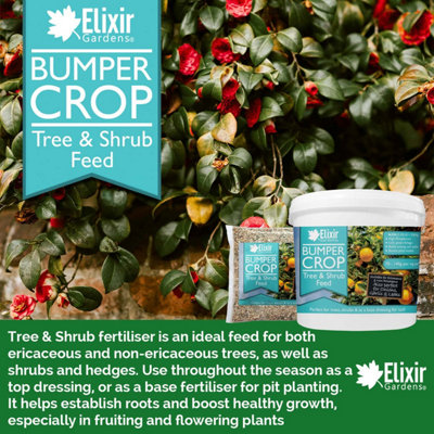 Elixir Gardens Bumper Crop Tree, Shrub & Hedge Fertiliser Slow Release ...