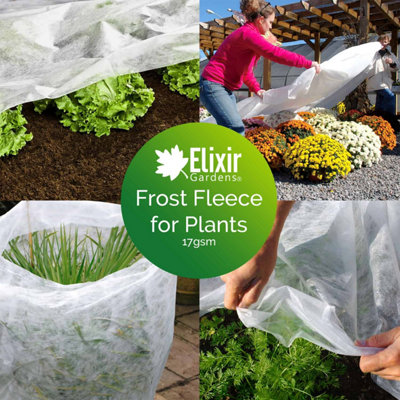 Elixir Gardens FL1809 2m thermagro x 25m Frost Fleece
