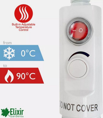 Elixir Gardens Greenhouse, Shed & Garage Tube Heaters 120 Watt 100cm ...