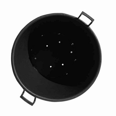 Elixir Gardens Heavy Duty 130 Litre Tree & Shrub Patio Recycled Plastic Container Pots/Tubs with Handles x2