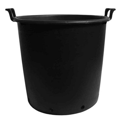 Elixir Gardens Heavy Duty 70/75 Litre Tree & Shrub Patio Recycled Plastic Container Pots/Tubs with Handles x4