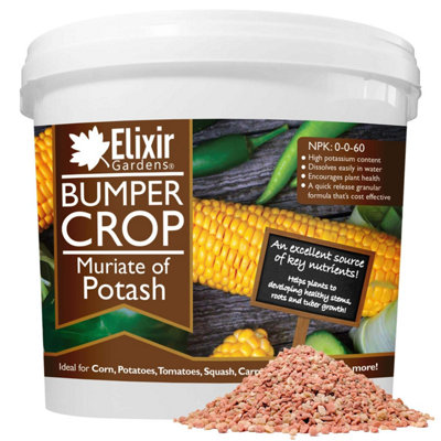 Elixir Gardens Muriate of Potash Granular Soluble Potassium Chloride ...