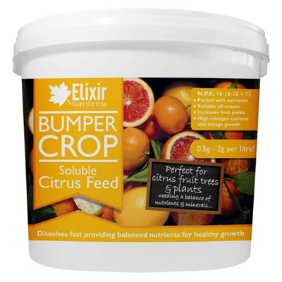 Elixir Gardens NPK 18:18:18 Soluble Citrus Feed & Fertiliser for Lemon ...