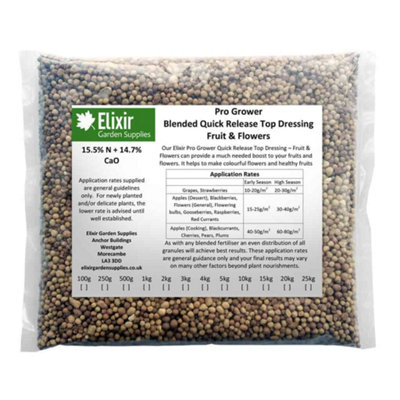 Elixir Gardens Pro Grower Blended Quick Release Top Dressing Fruit ...