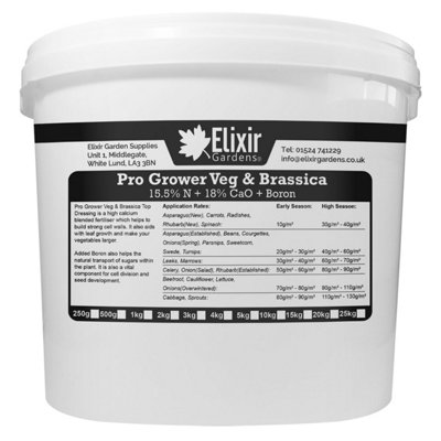 Elixir Gardens Pro Grower Blended Quick Release Top Dressing Veg ...