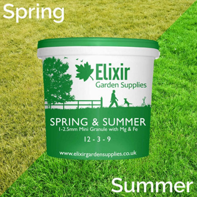 Elixir Gardens Spring & summer 12-3-9 Premiun Lawn, Grass & Turf ...