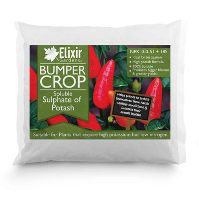 Elixir Gardens Sulphate of Potash/Potassium Soluble Fruit, Berry ...