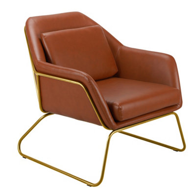 Ella Arm Chair, Tan, 73x77x80cm