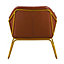 Ella Arm Chair, Tan, 73x77x80cm