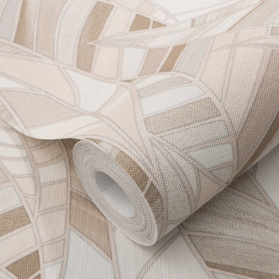 Elle by Erismann Serenade Luxury Embossed Vinyl Wallpaper