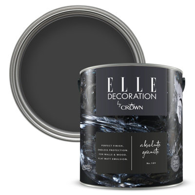 Elle Decoration Flat Matt Absolute Granite 189 2.5Ltr