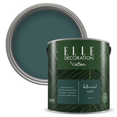 Elle Decoration Flat Matt Botanical Noir 374 2.5Ltr