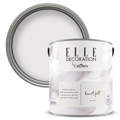 Elle Decoration Flat Matt Heart Felt 621 2.5Ltr