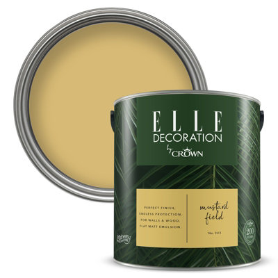 Elle Decoration Flat Matt Mustard Field 345 2.5Ltr