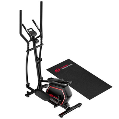 Elliptical Machine with 16-Level Magnetic Resistance-with Mat