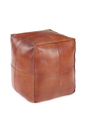 Tan pouffe deals